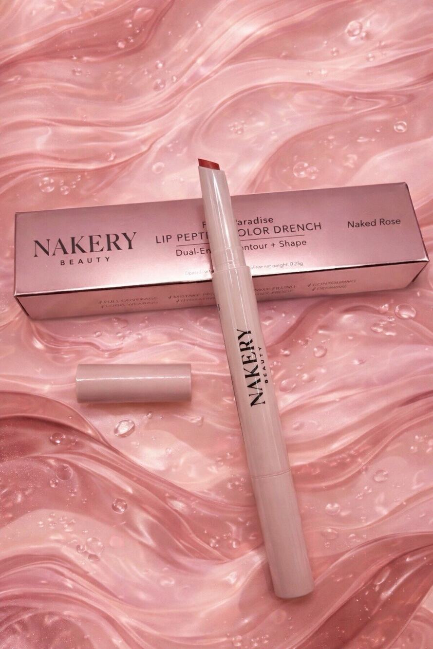Nakery Beauty - PLUMParadise - Lip Peptide Color Drench - Shade: Naked Rose